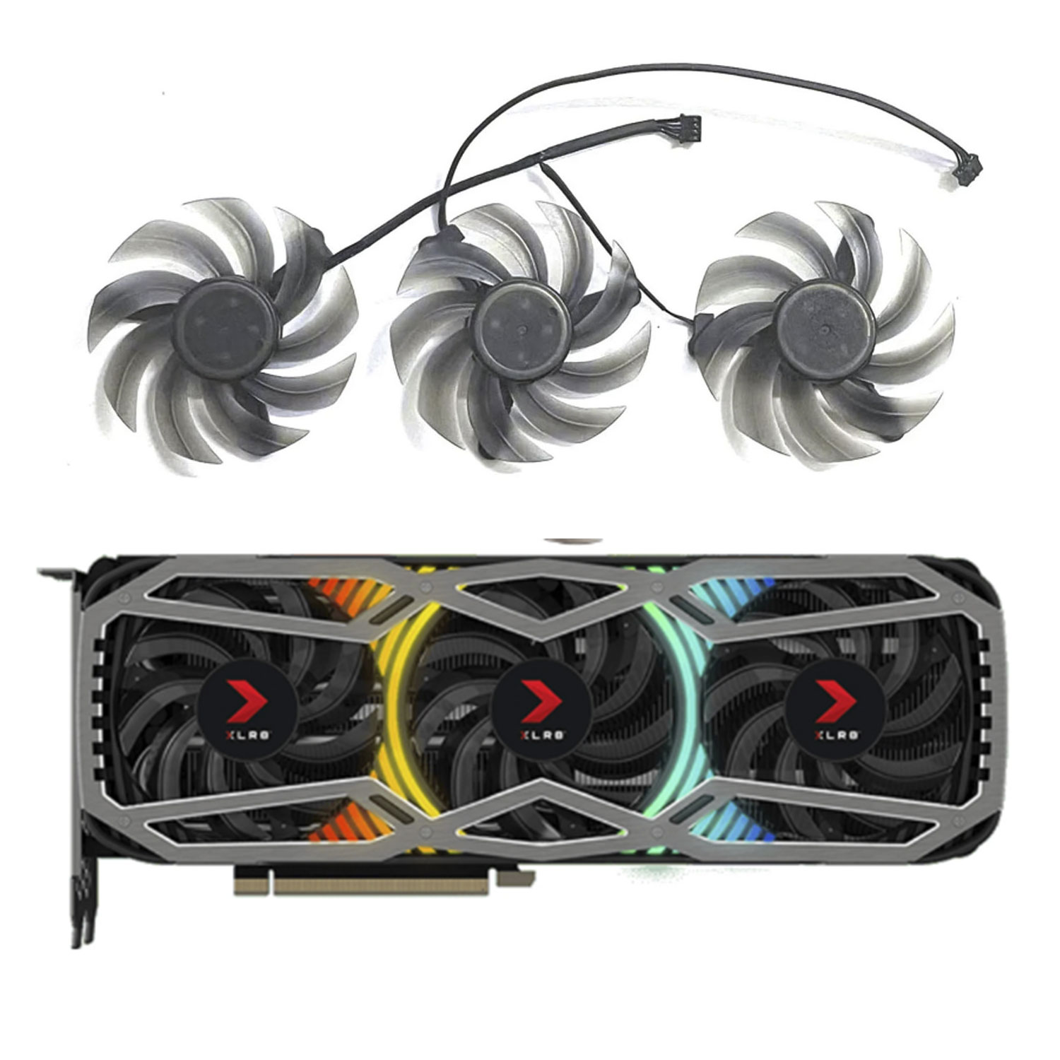 82MM FD8015U12D For PNY RTX 30 - огляд і ціна Rtx 3090 24Gb Graphics Card