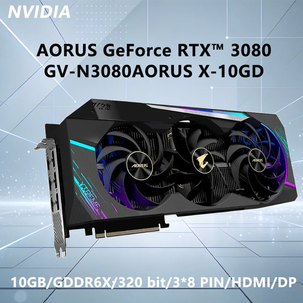 GIGABYTE NVIDIA AORUS RTX 3080 - огляд і ціна Rtx 3080 10Gb Gpu