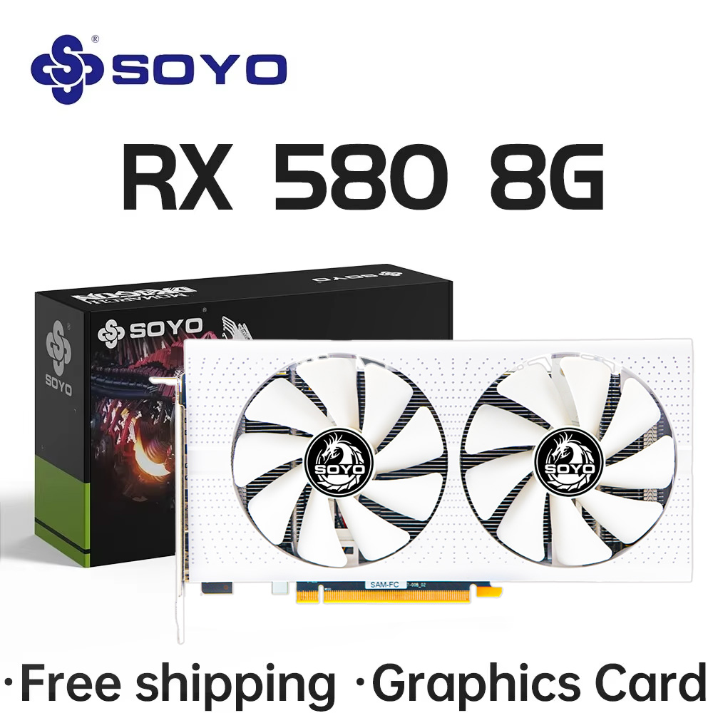 SOYO AMD Radeon RX580 8GB Grap - огляд і ціна Rtx 3070 8Gb Graphics Card