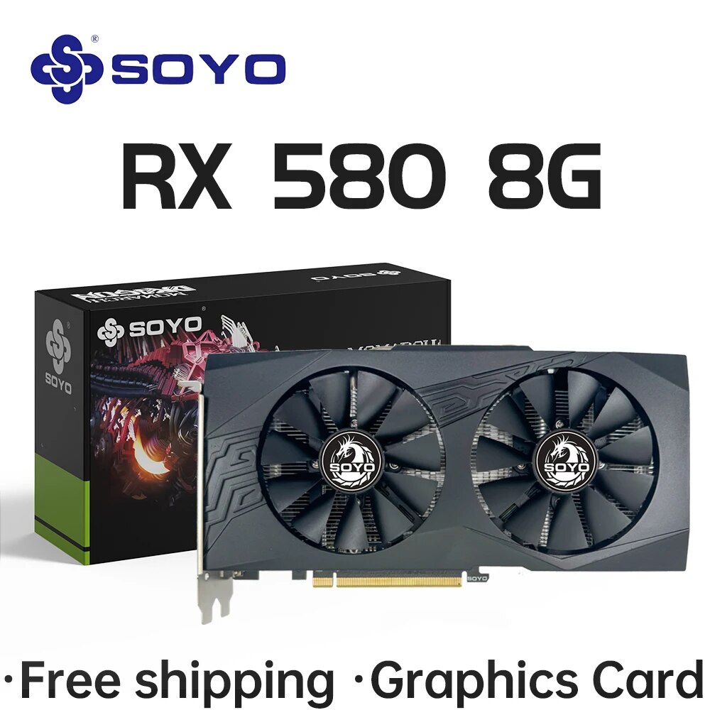 SOYO AMD Radeon RX580 8GB Grap - огляд і ціна Rtx 3070 8Gb Graphics Card