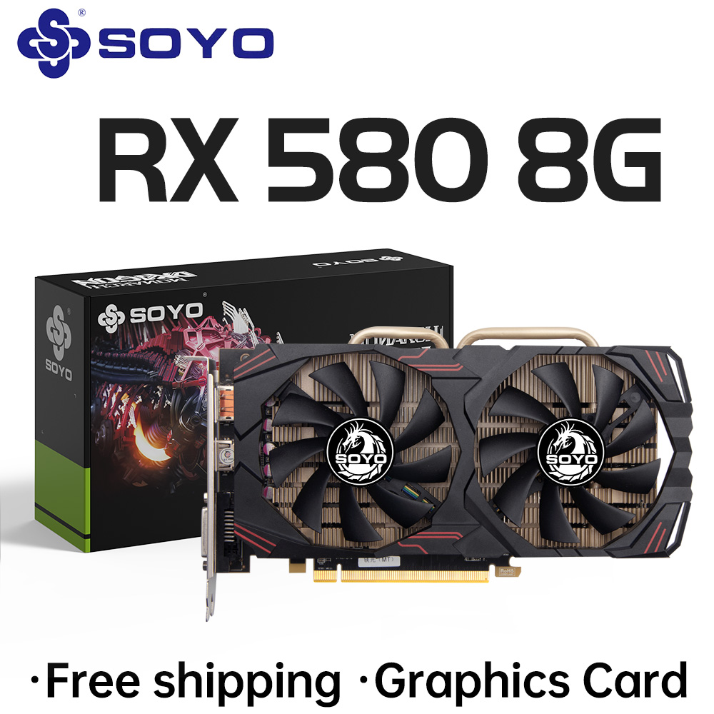 SOYO AMD Radeon RX580 8GB Grap - огляд і ціна Rtx 3070 8Gb Graphics Card