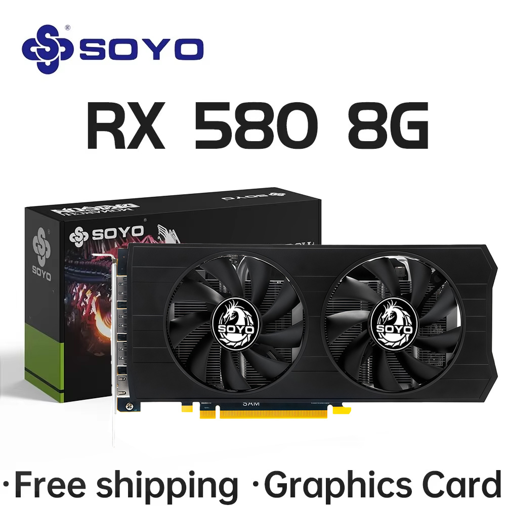SOYO AMD Radeon RX580 8GB Grap - огляд і ціна Rtx 3070 8Gb Graphics Card